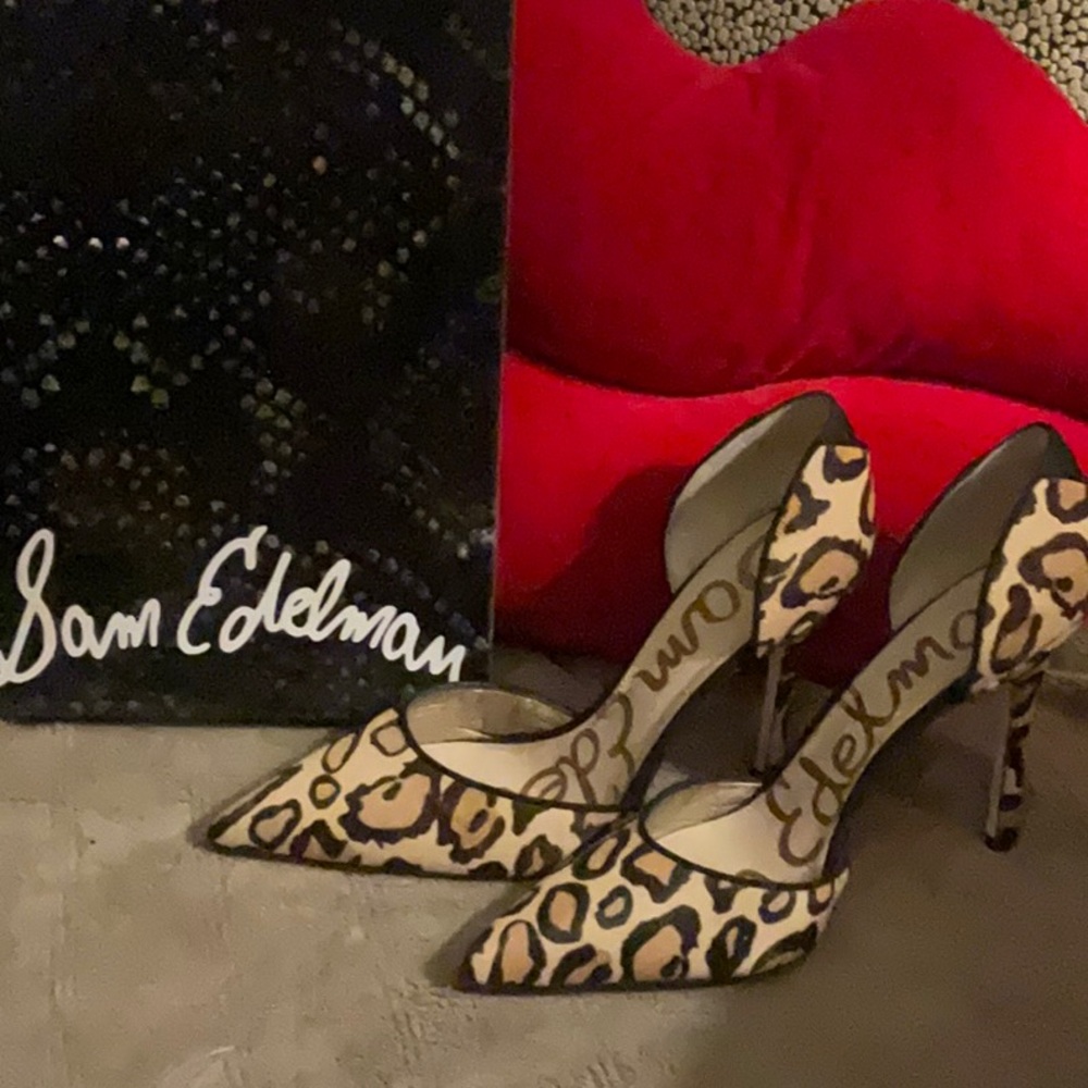 Calf Hair Leopard Print Sam Edelman Shoes
